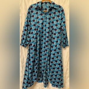 Gorgeous hand sewn African print dress. Size large/XL.